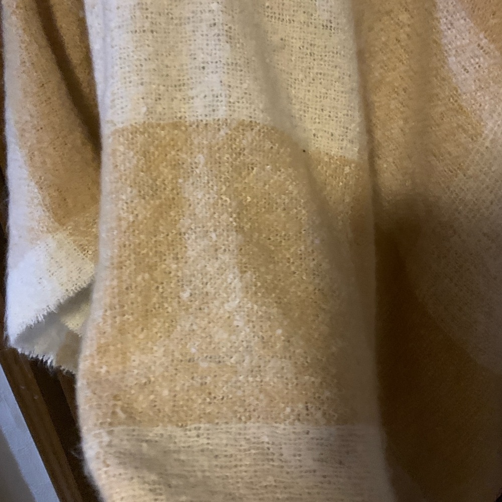 Free people Hampton plaid blanket wrap OS - Picture 7 of 7
